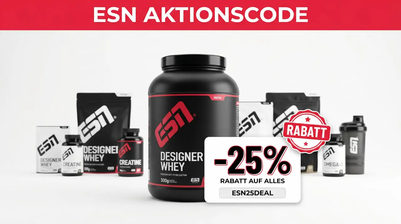 ESN Aktionscode 2026 — Welcome-Code, Saison-Aktionen, Black Friday, Rabatte
