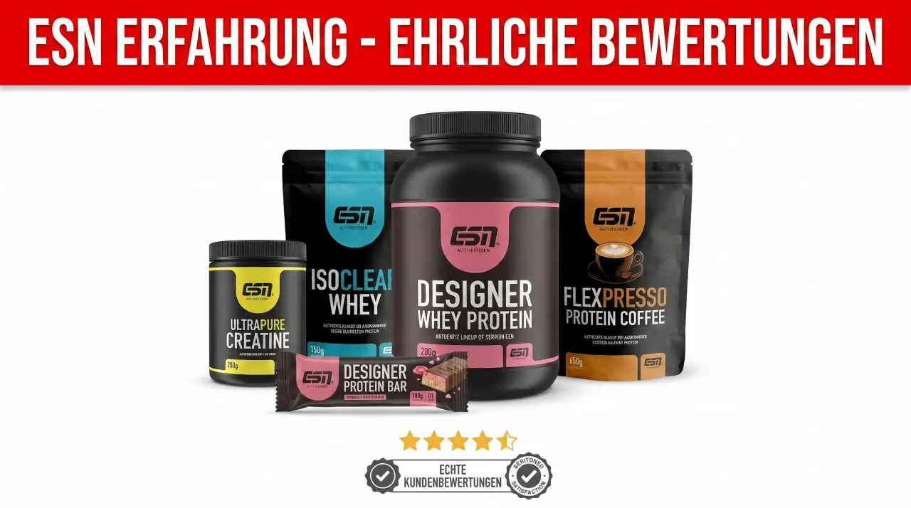 ESN Erfahrung 2026 — aggregierte Reviews aus Trustpilot, Reddit r/FitnessDE und Amazon