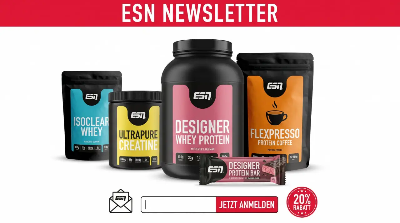 ESN Newsletter — Welcome-Rabatt, Anmeldung, Inhalte und Abmeldung 2026